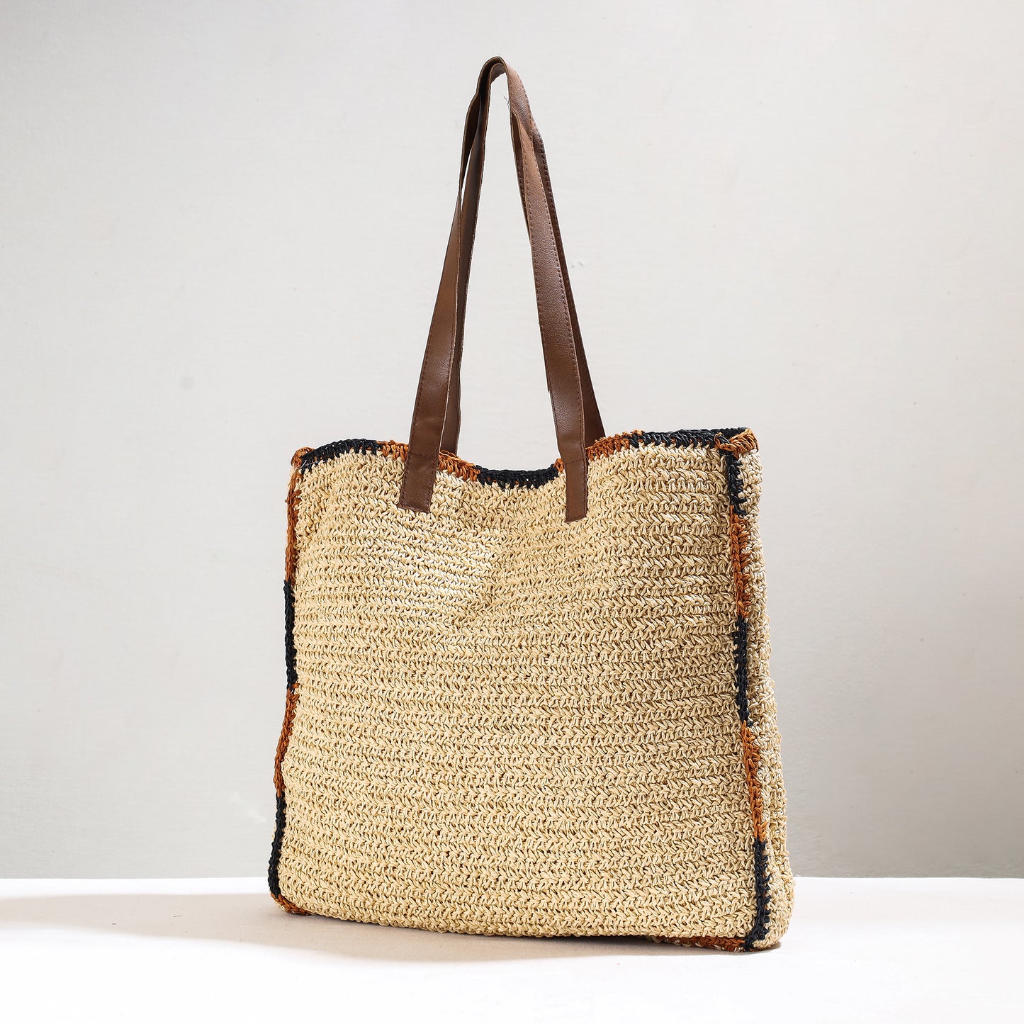 raffia shoulder bag