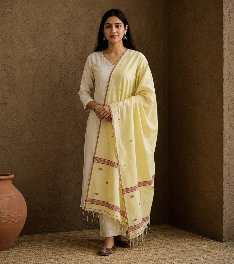Jamdani Handloom Dupattas
