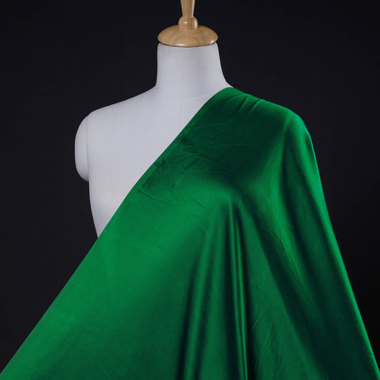 Shamrock Green - Pure Modal Silk Plain Fabric 03
