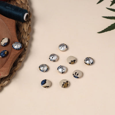  Buttonbaaz Handmade Fabric Button Small 