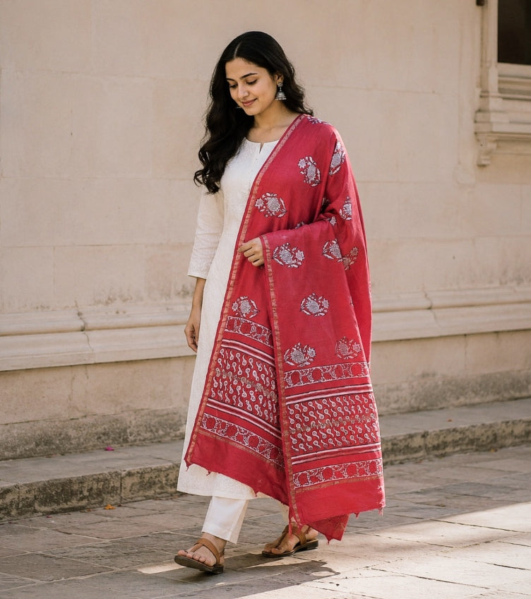 Akola Print Dupattas