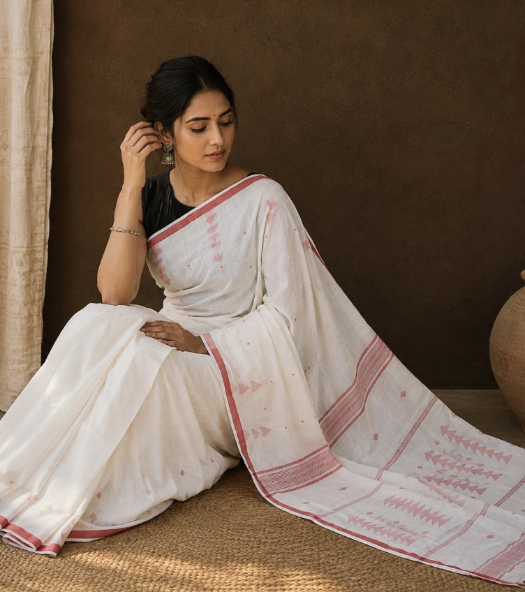 Phulia Jamdani Sarees