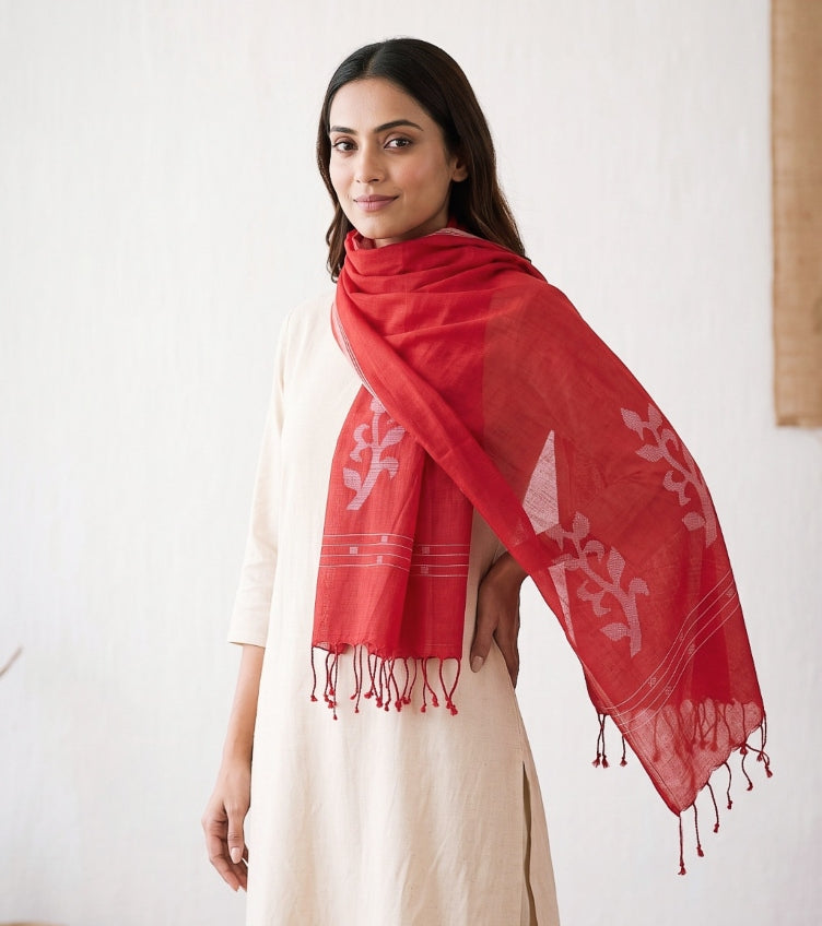 Jamdani Handloom Stoles