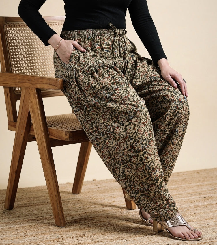 Kalamkari Cotton Bottoms