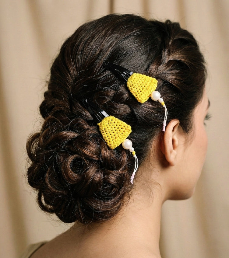 Crochet Hair Clips