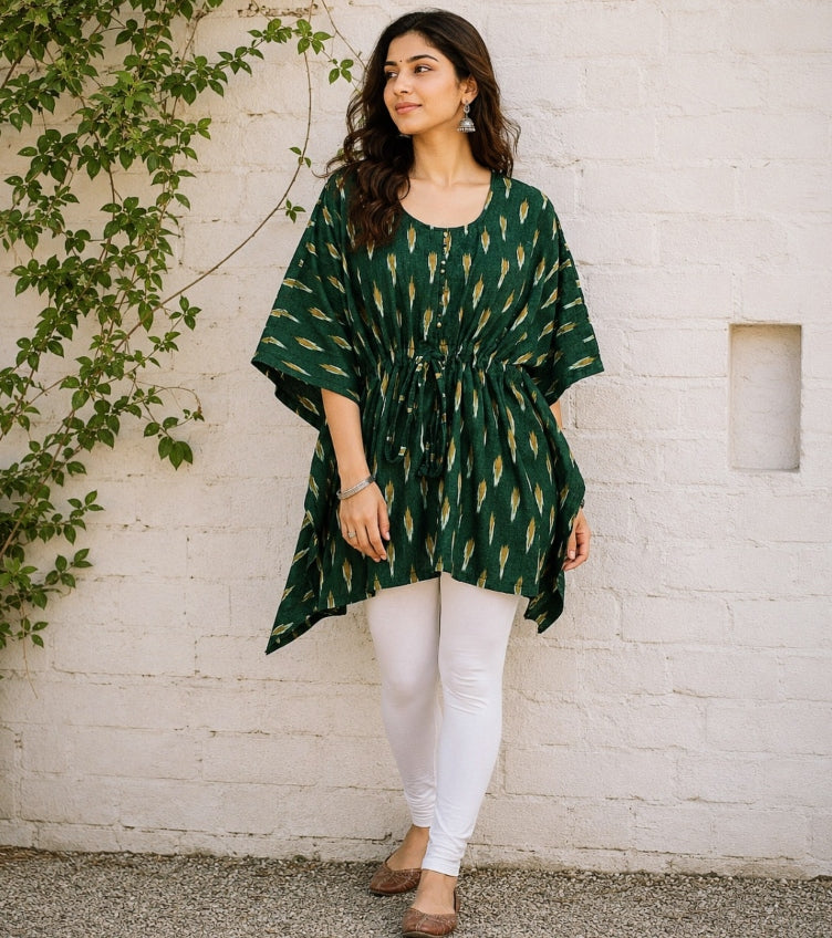 Pochampally Ikat Kaftans