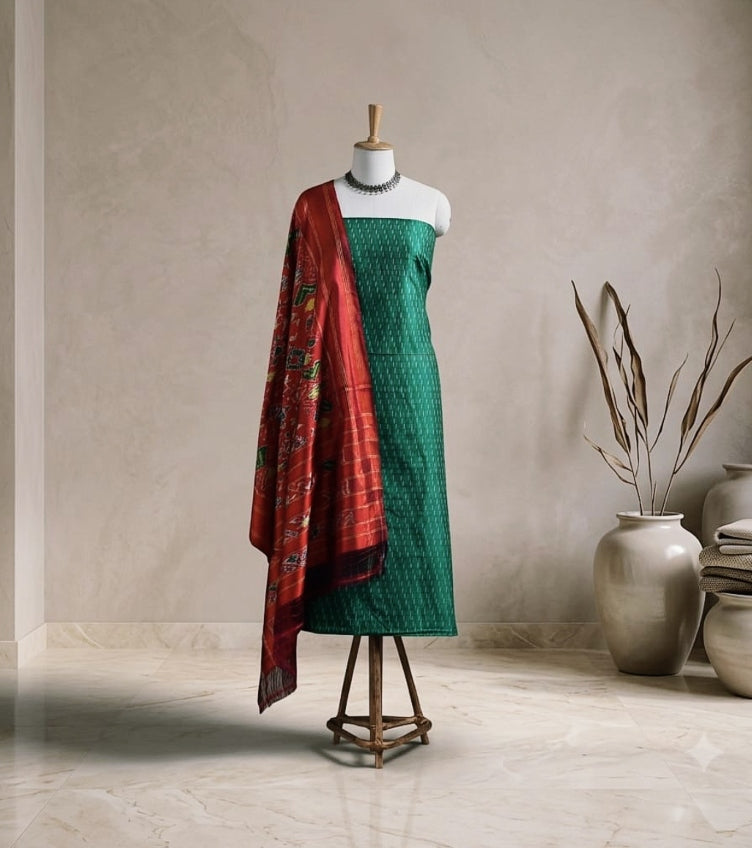 Pochampally Ikat Dress Materials