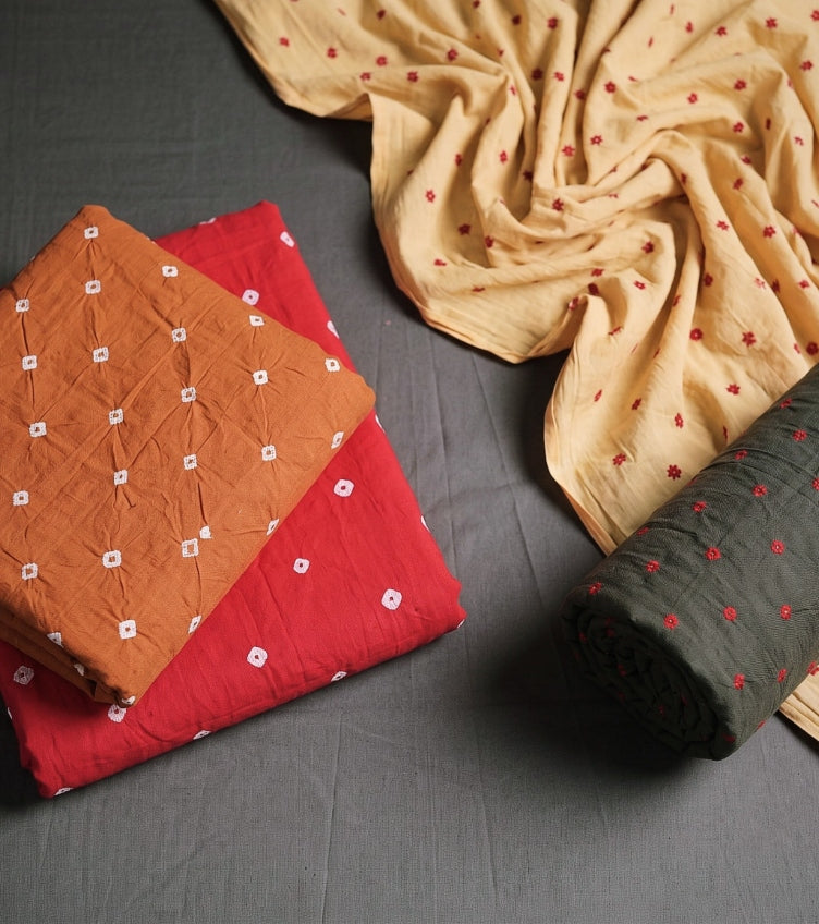 Bandhani Cotton Fabrics