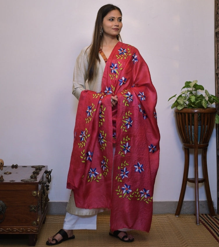 Kantha Cotton Dupattas