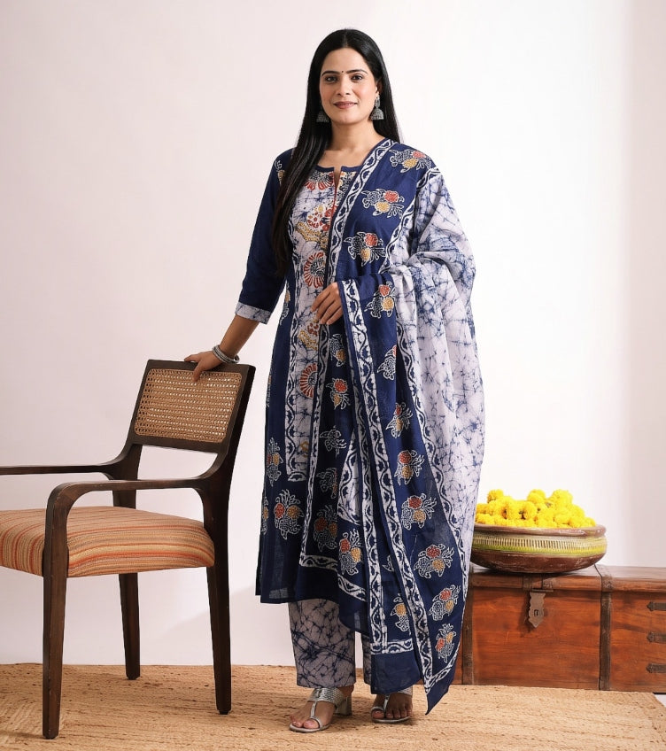 Batik Stitched Suits