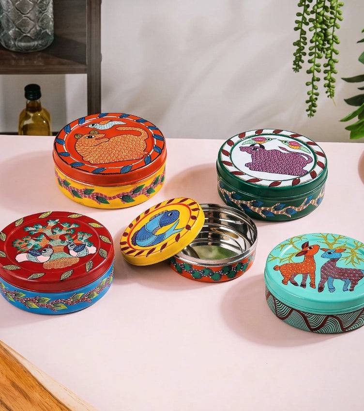 Gond Handpainted Casseroles