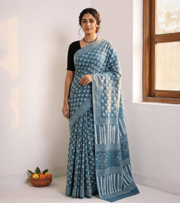 Batik Print Sarees