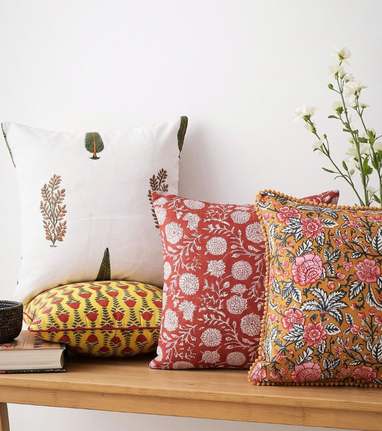 Sanganeri Cushion Covers