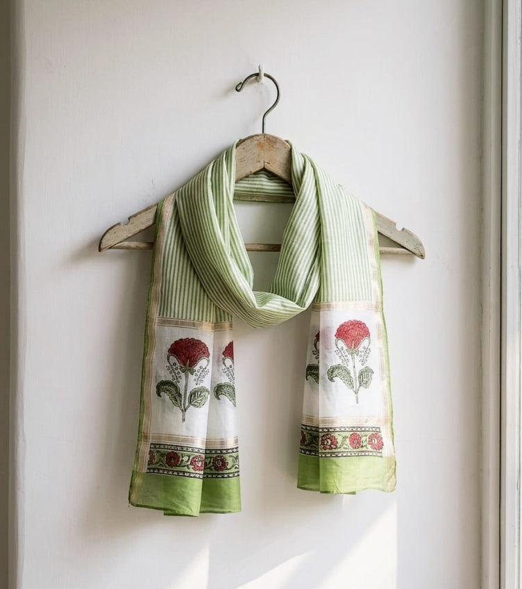 Sanganeri Print Stoles