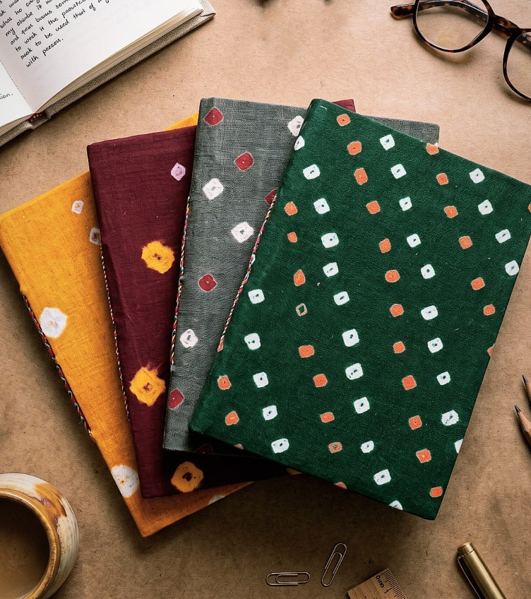 Bandhani Cover Notebooks