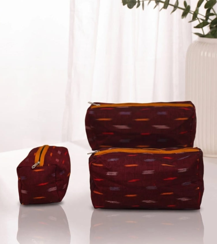 Ikat Toiletry Bags