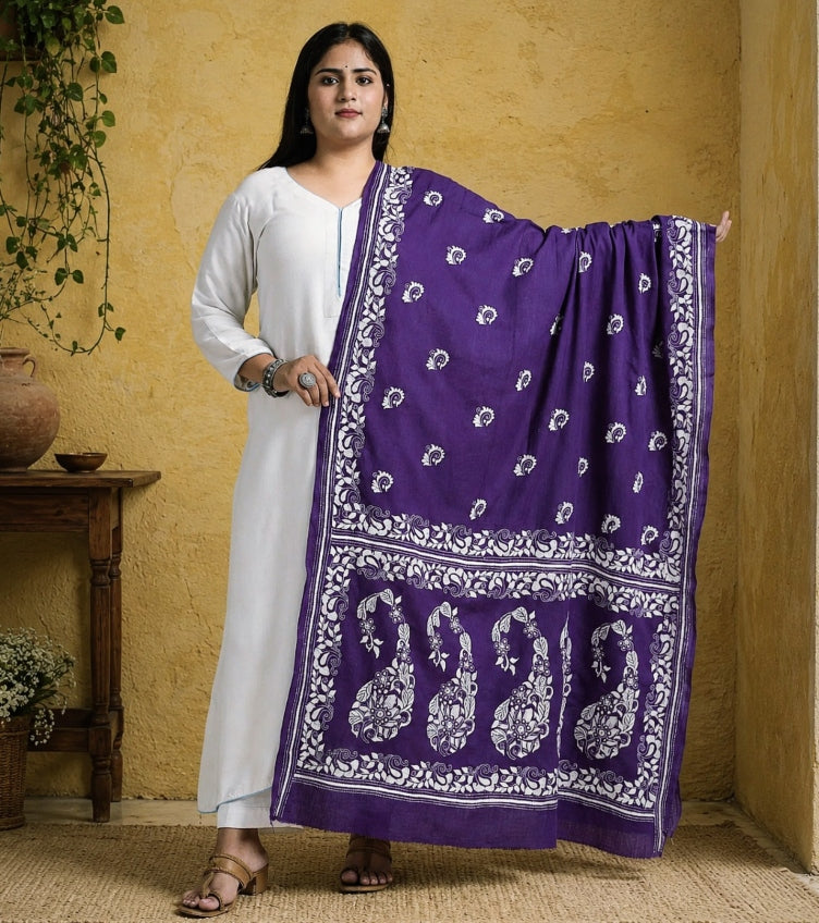 Bengal Kantha Dupattas