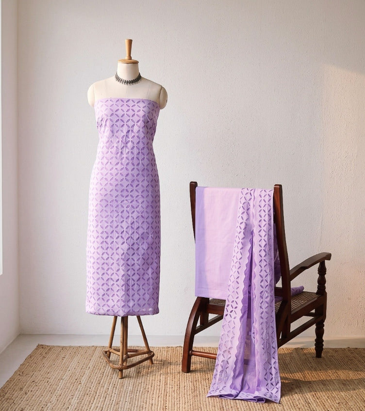 Applique Dress Materials