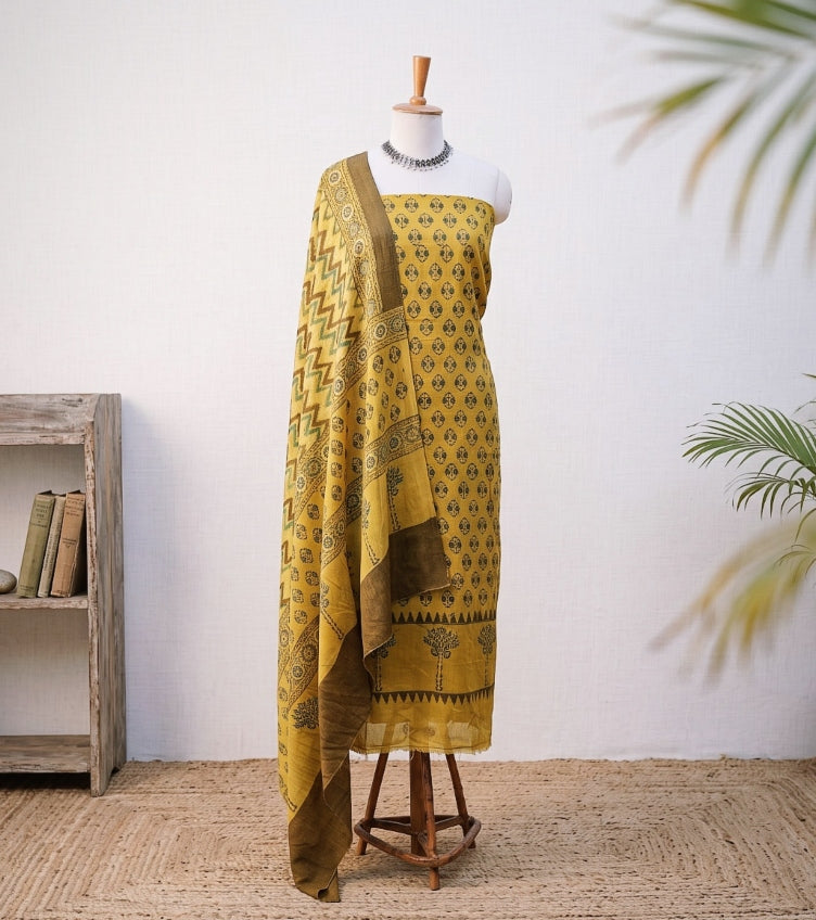 Ajrakh Dress Materials