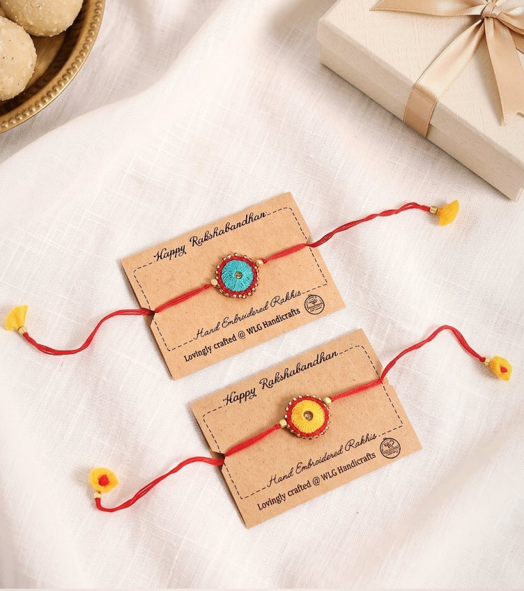 Hand Embroidery Rakhi