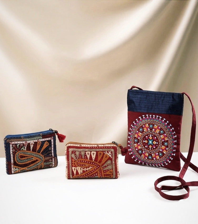 Qasab Embroidery Bags