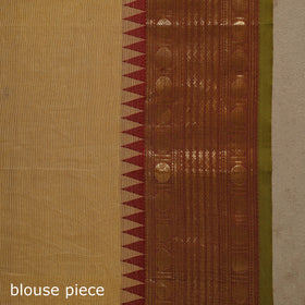 Yellow Kandangi Chettinad Cotton Saree with Border