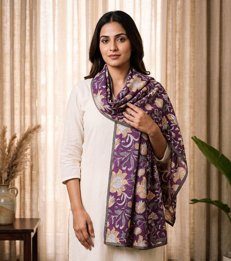 Sanganeri Print Stoles
