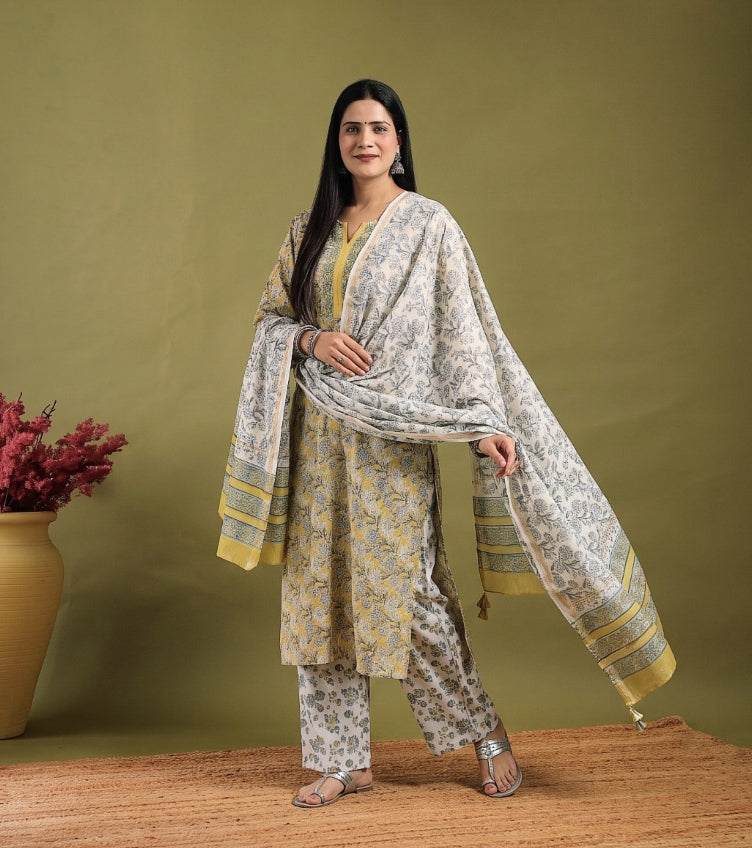 Sanganeri Stitched Suits