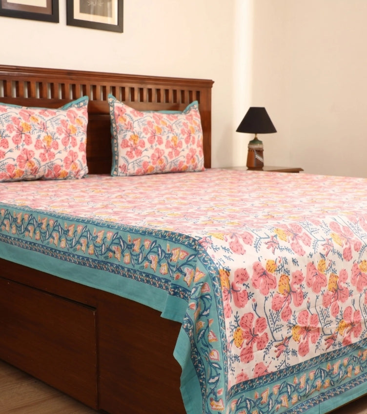 Sanganeri Bedsheet Sets