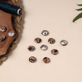  Buttonbaaz Handmade Fabric Button Small 