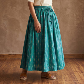 Pochampally Ikat 24 Kali Cotton Long Skirt 03