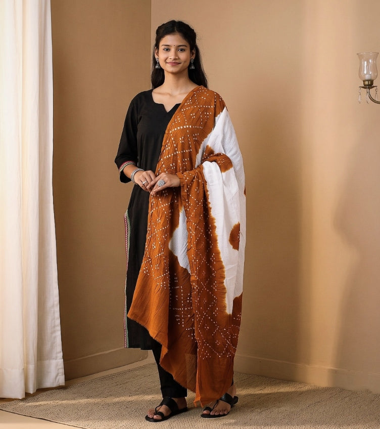 Bandhani Cotton Dupattas