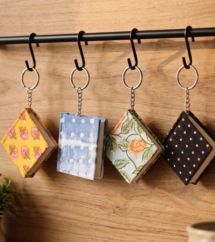 Floral Diary Keychains