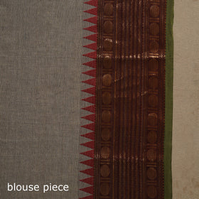 Brown Kandangi Chettinad Cotton Saree with Border