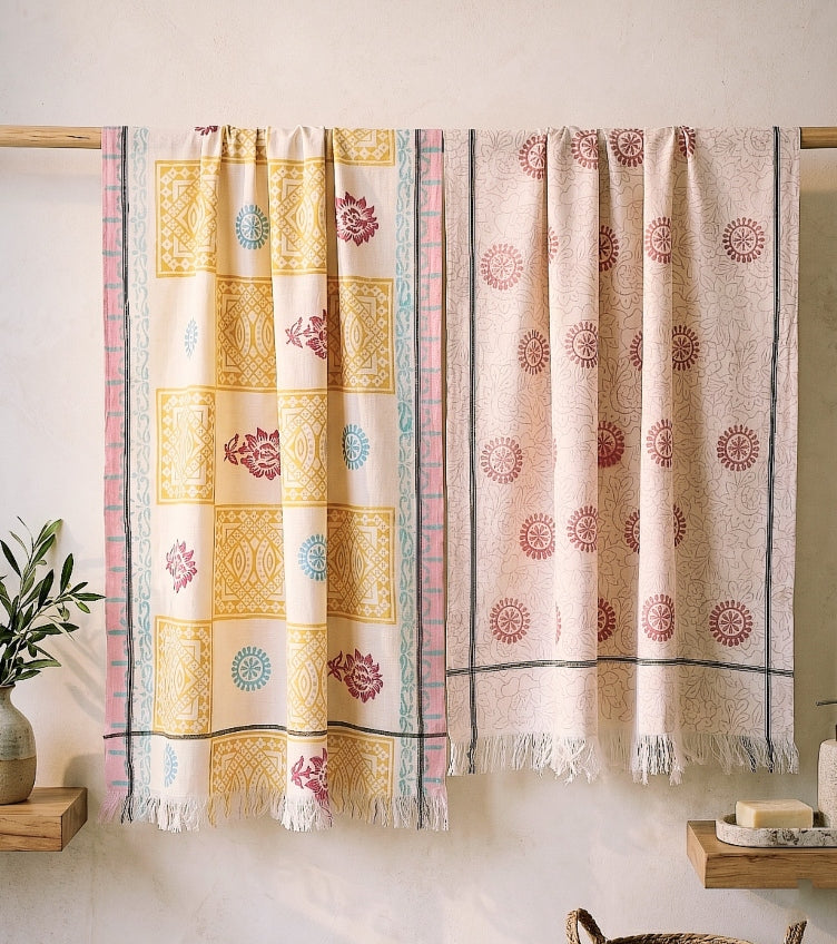 Sanganeri Cotton Towels