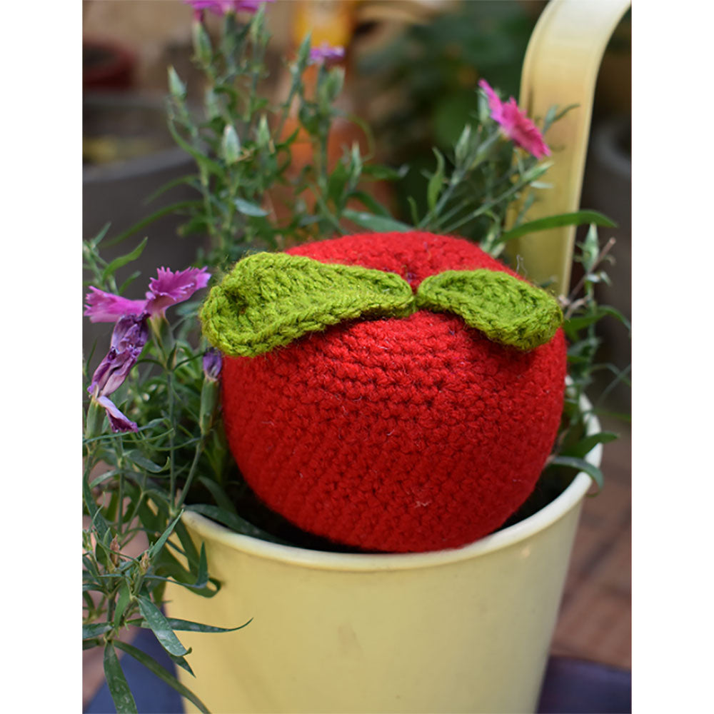 Handmade Crochet Apple Toy