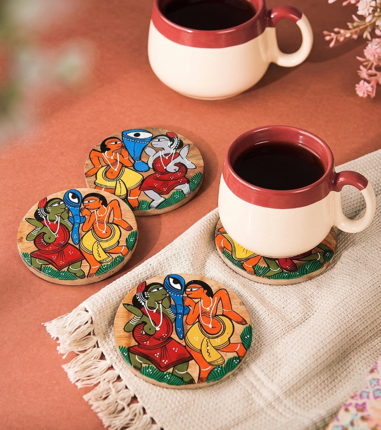 Patua Handpainted Coasters