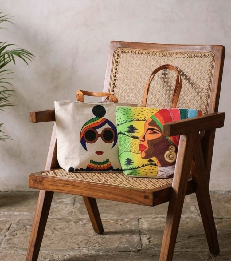 Handpainted Shoulder Bags