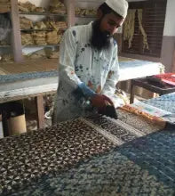 Ajrakh block printing