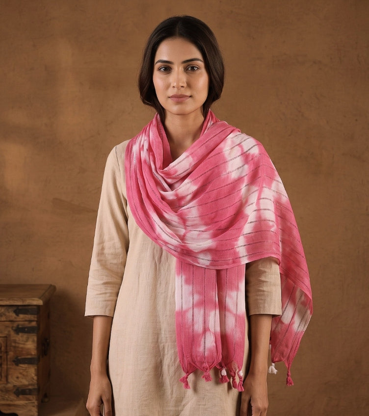 Shibori Stoles