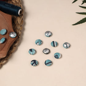  Buttonbaaz Handmade Fabric Button Small 