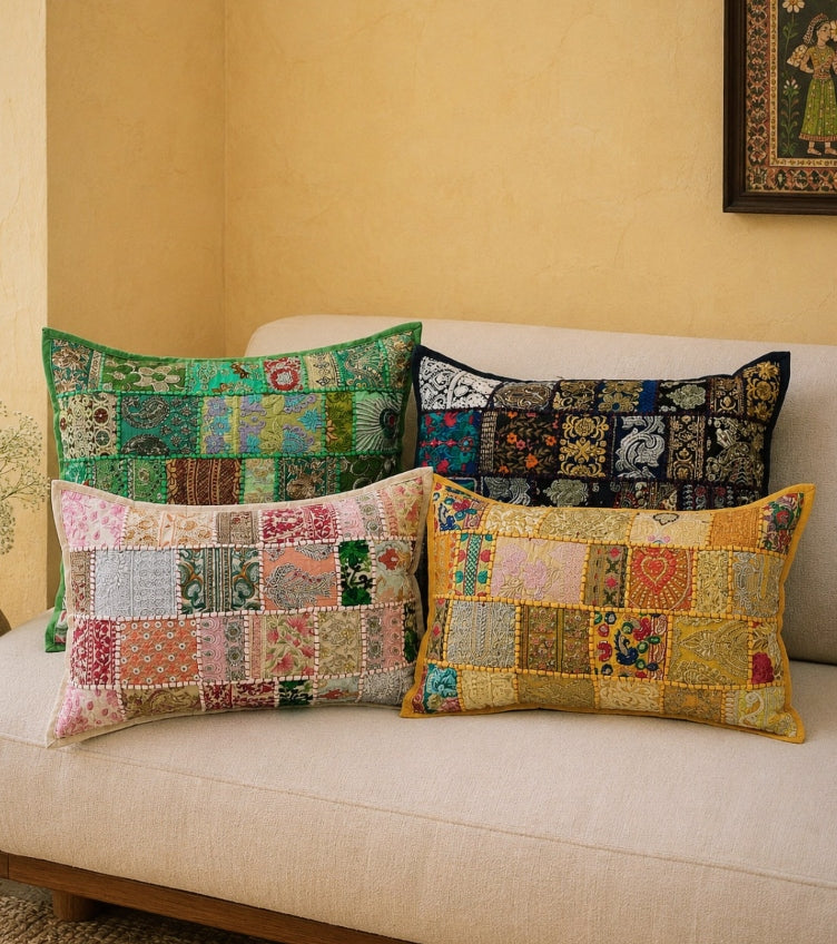 Khambadiya Pillow Covers