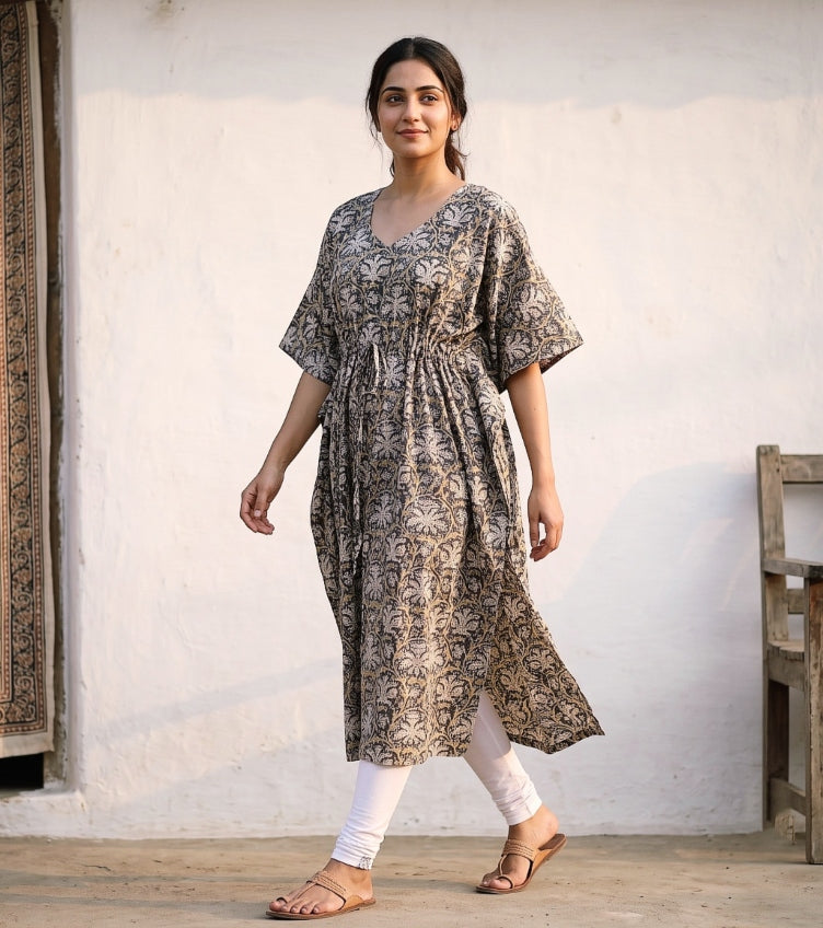Kalamkari Print Kaftans