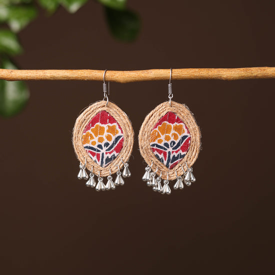 Neeti Handcrafted Fabart Jute Earrings