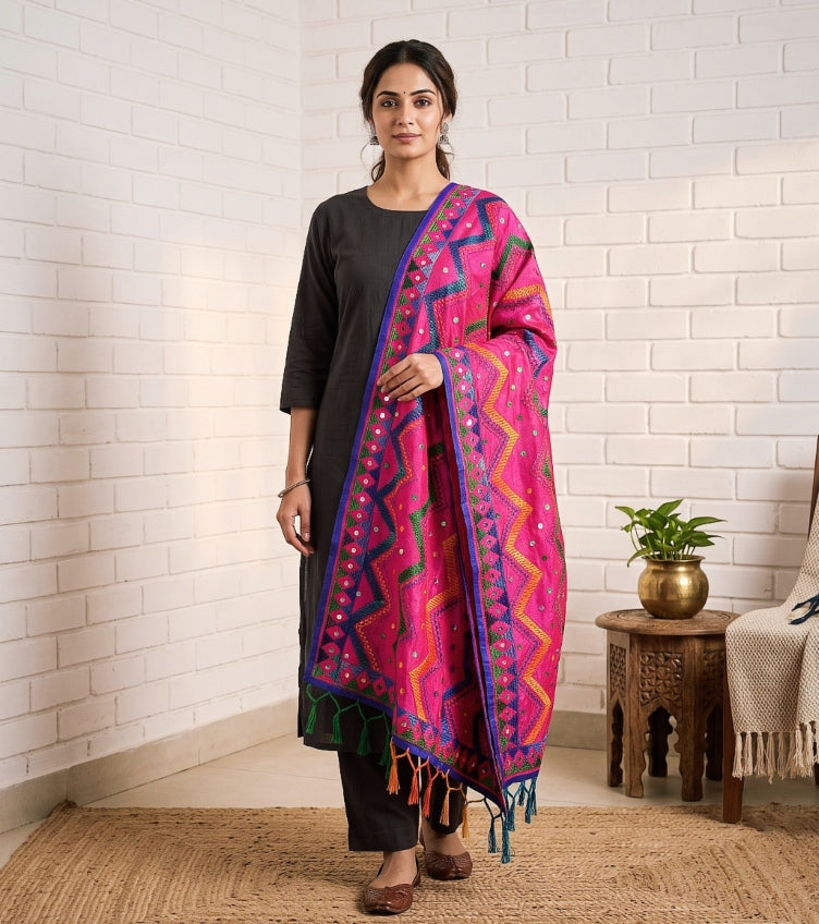 Hand Embroidered Dupattas
