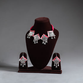  Fabart German Silver Choker Necklace Set Online