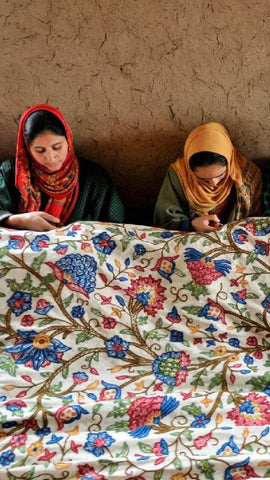 Painting with thread- the art of embroidery