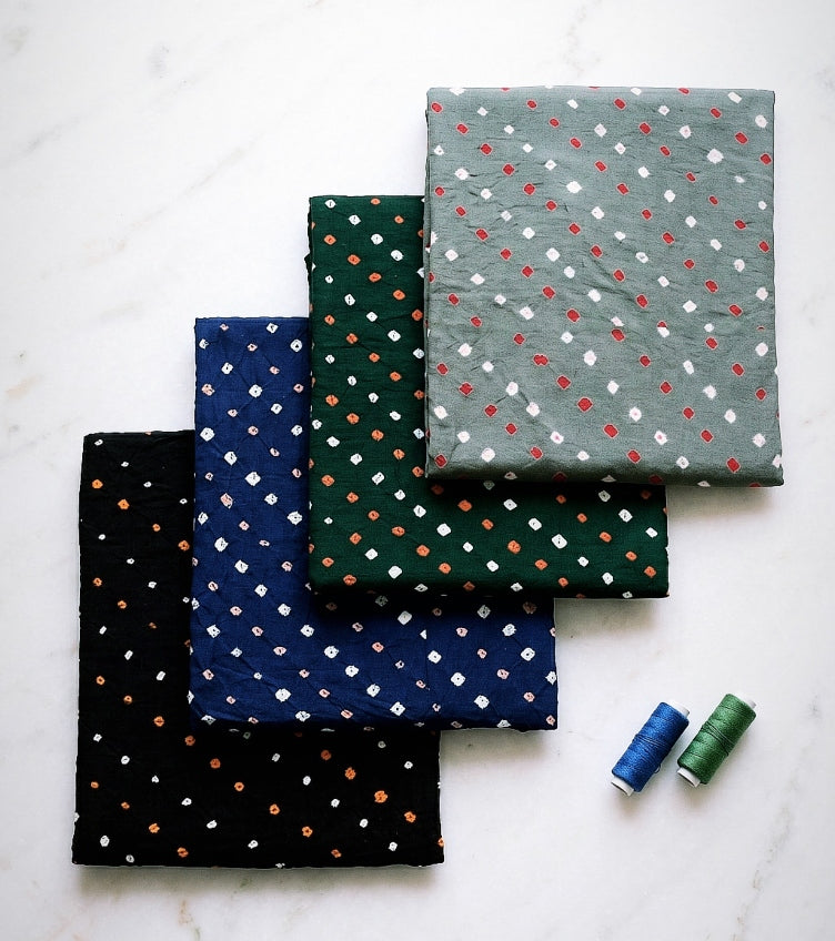 Bandhani Precut Fabrics