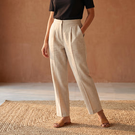 Flex Cotton Elasticated Plain Pant for Women 04