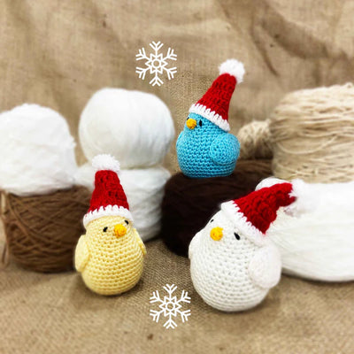 Handmade Crochet Cute Ducks-set